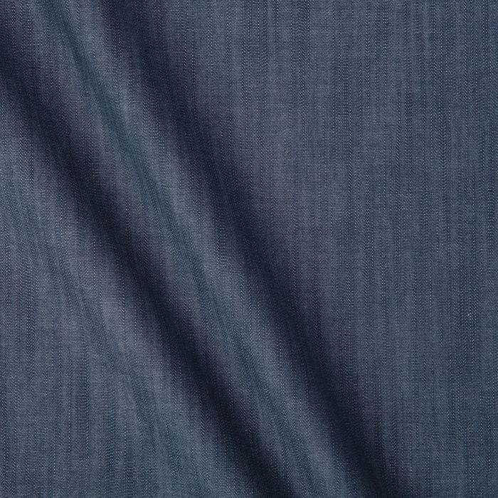Dark Grey Plain Chambray Fabric